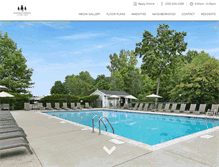 Tablet Screenshot of portagepointeapartments.com